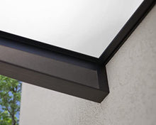 Palram - Canopia Sophia 1600 5' x 3' Door/Window Awning, Gray/Mist