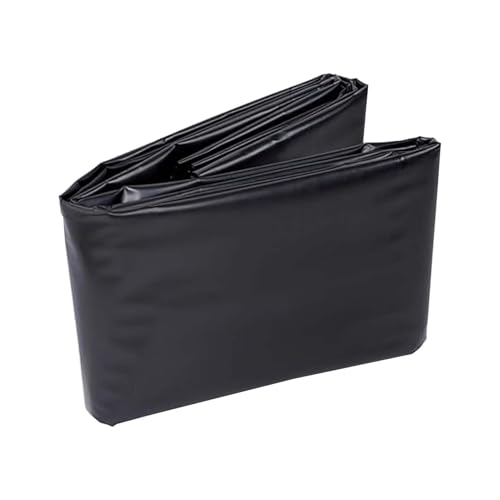 Whnoorher Black HDPE Pond Liner High Tensile Waterproof Sealing Film Damp Proof Membrane Outdoor Preformed Pond Liner UV Resistant for KOI Fish Duck Ponds(32.8x49.2ft)