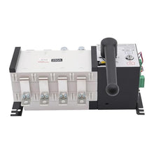 250A 4-Poles Industrial Automatic Transfer Switch AC 110V 220V Grid to Generator