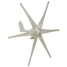 FEICHANGHAO 4000W Vertical Wind Turbine Generator,12V 24V 48V Wind Power Generator with MPPT Controller for Home Or Camping(White),48v