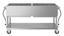 60 in. Commercial Mobile Outdoor Propane Gas Grill, ETL Listed in Stainless-Steel (KM-CGM-60)