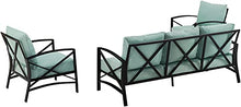 Crosley Furniture Kaplan 3-Piece Sofa Patio Set