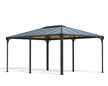 Palram Canopia Martinique 12x16 Gazebo Outdoor Patio Canopy Gray/Bronze