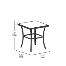 Flash Furniture Rocking Chair Bistro Set, Gray/Black, 3-Piece Set