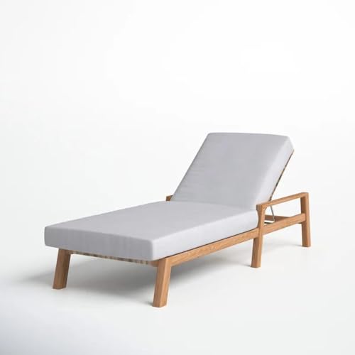 Posh Pollen Maui Patio Chaise Lounge Chair Grey