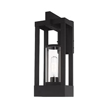 Livex Lighting 20994-91 Delancey - 15.13" One Light Outdoor Post Top Lantern, Brushed Nickel Finish with Clear Glass
