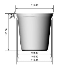 YJWHHYKK 115MM PP Cup Sealing Machine for Soup Cups Black