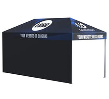 LANTENTSUN 10X20ft Custom Canopy Pop Up Tent Kit for Tradeshow Advertising with Wall and Frame Custom Color