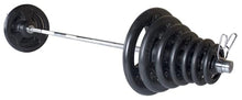 York Barbell Rubber Encased Steel Olympic Weight Plate Set
