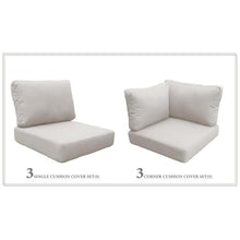 TK Classics Cushions BARBADOS-07b Patio Furniture Beige