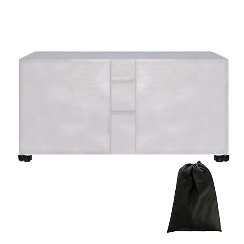 91x65x31in, Garden Furniture Covers Waterproof, Rectangular Patio Table Chair Sofa Set Cover, 420D Heavy Duty Lawn Patio Set Covers, UV Resistant (Silver 138x102x35in)
