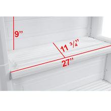 Aqua Select Everest Entry Step System Above Ground Pool 350 Lb Capacity White Steps