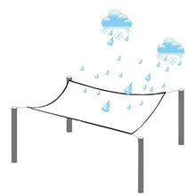 ALGFree-Shade Tarpaulin Transparent Tarp Sheet Greenhouse Plastic Sheet PVC Tarp Cover for Garden Terrace Plant Shed Canopy Cover with Eyelets Thickness 0.5mm (Color : White, Size : 20x20m)
