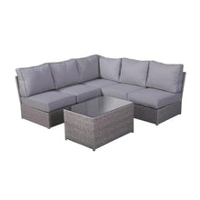 callmego Patio Seating Set with Cushions for Outdoor Living Spaces