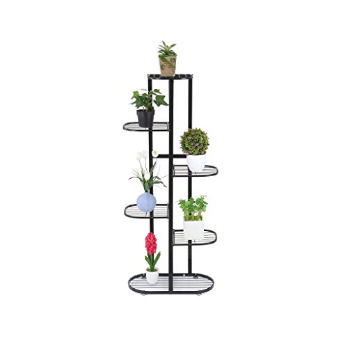 SIDUFHAOPKLL 1pcs Plant Shelves Iron Potted Flower Stand Rack Multiple Pot Holder Shelf Indoor Outdoor Planter Display Organizer