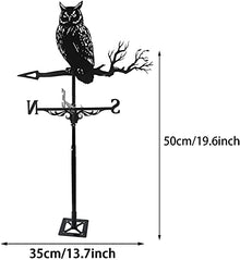 Wind Vane Durable Stainless Steel Retro Weathervane Creative Garden Stake Weathervanes Wind for Garden Decor Roof