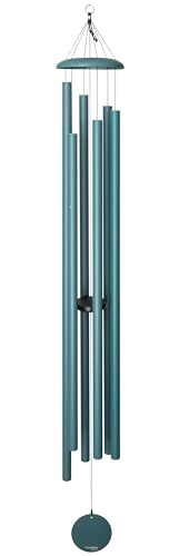 Corinthian Bells by Wind River - 74 inch Patina Green Wind Chime for Patio, Backyard, Garden, and Outdoor Decor (Aluminum Chime) Made in The USA