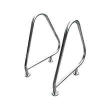 Swimming Pool handrails, Stainless Steel Pool Wall Bumpers, Swimming Pool Curve Railing Handles, Used for Indoor and Outdoor Pool handrails/As Shown / 90cm (As Shown 90cm)