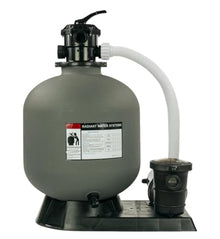 22" Above Ground Sand Filter Pump System & Luster Kits for Rx Clear Radiant