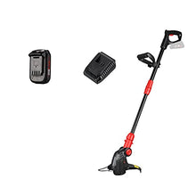 Lawn Mowers Household Lawn Mower Small Electric Lawn Mower New Metal Material Handheld Lawn Mower Light and Convenient Household Lawn Mower (Black Bat (Black Battery*1)