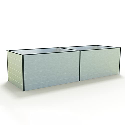 GFP Kingsize Daniela Raised Garden Bed, 2.5'Wx9.7'L, Anodized Aluminum