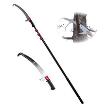 Telescopic Pole Saws Tree Pruners, Tree Trimmer with Adjustable Pole (18FT/24FT), Tree Pruner Pole Saw Manual Extendable Long Tree Pruner Extendable, Pole Pruning Saw,7.2m/24FT