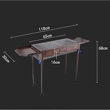 EGBHNJKL Barbecue grill, frying and grilling, easy to carry, and corrosion-resistant, reasonable ventilation, mostly used for outdoor picnic