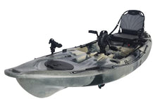 Riot Kayaks Mako 10 Angler Fishing Yak with Impulse Pedal Drive Jungle-Camo