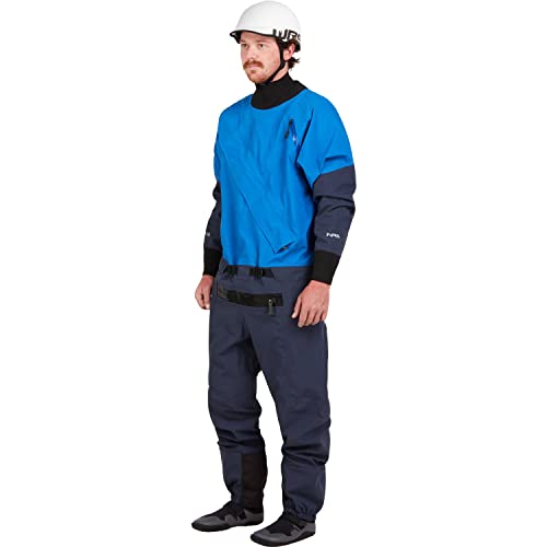 NRS Men's Nomad Gore-TEX Pro Semi-Dry Suit Blue
