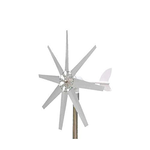 600W Wind Turbines Generator Fit for Home Park Street Light Power Plant Wind Generator with Controller 5 Blades 12v (3 Blades 24v)