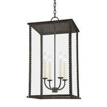 Troy Lighting Zuma 4 Light Outdoor Pendant Black 27" Tall 15" Wide