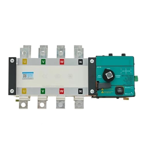 ATS Diesel Generator Dual Power Automatic Transfer Switch 4P 100A 63A 80A AMP Electric Generator Parts AC220V(40A)