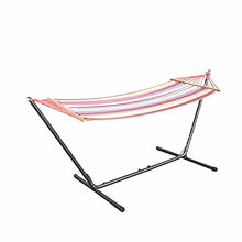 YRHH Garden Hammock with Stand, Double Hammock with 550lbs Max Load, Portable Camping Hammock, Height Adjustable Hammocks, Outdoor Camping Patio