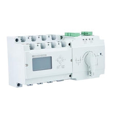 63A 100A 125A ATS Dual Power Automatic Transfer Switch Diesel Generator Parts Electric Control Circuit Breaker S3-125D/4P RS485 (Color : 125C and Accessory, Size : 220V)