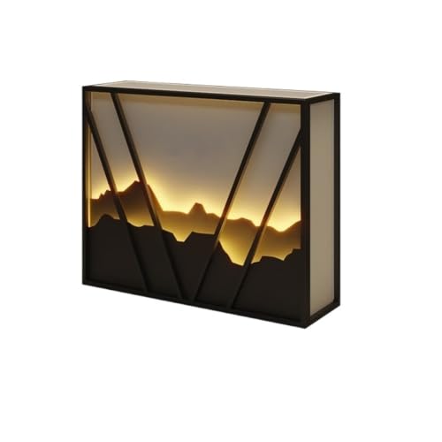 YUHUAWF Garden Bench Solar Light Planter Box Landscape Flower Bed Planter Box with Bench