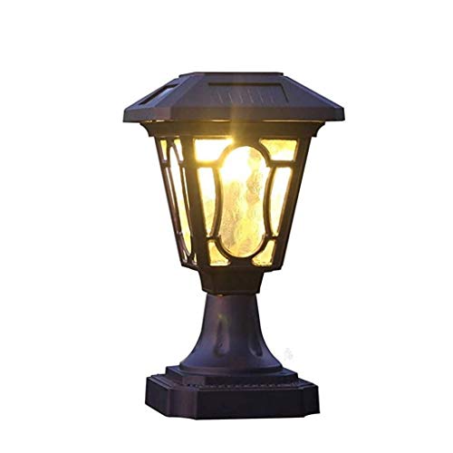 SyLaBy Solar Lights Metal Flickering Lights Waterproof Outdoor Heavy Duty Lighting Solar Pathway Lights Landscape for Garden Patio Yard,