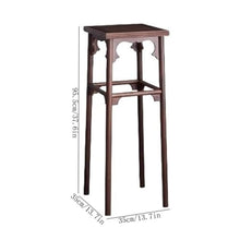 LUYOUBOZHU Vase Stand Chinese Simple Black Walnut Bonsai Stand, Living Study Tea Room Flower Table