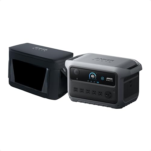 Anker SOLIX C2000 Gen2 Portable Power Station with Water Resist Bag, 2048Wh