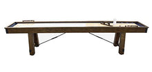 Hathaway Cheyenne 12' Shuffleboard Table Rustic Oak