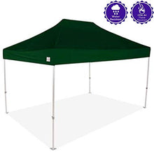 Impact Canopy 10' x 15' Pop Up Canopy Tent Commercial Grade Aluminum Frame 500D Fabric Forest Green