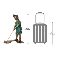Design Toscano The Girl Golfer Garden Statue Cast Bronze Two Tone Bronze & Verdigris