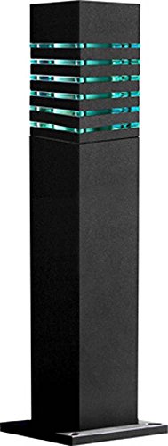 Dabmar Lighting D170-LED112-B Powder Coated Steel Bollard, Black