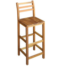 GFMGUEMV Solid Acacia Wood Bar Table Set 7 Pieces