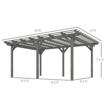 Wooden Patio Pergola Kit