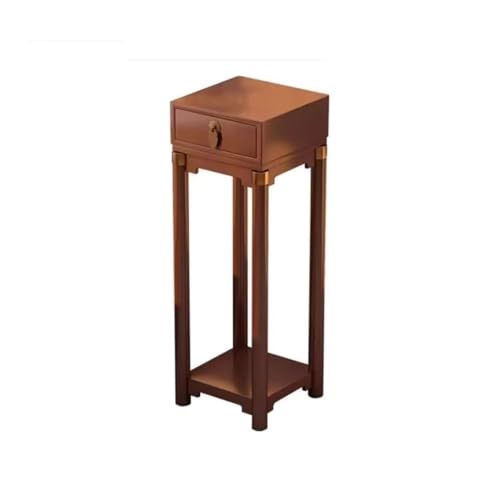 WOAITIANTIAN Vase Stand Living Room Floor Standing Plant Stand with Drawers, Study Tea Room Decor Rack
