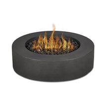 BBQGuys Signature La Valle 43-Inch Round Propane Fire Table - Carbon - 1593LP-CBN