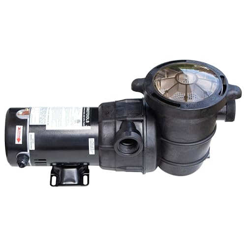Swimline Above Ground Pool Pump, 1.5 HP Horizontal 2-Speed, 5, 820 GPH
