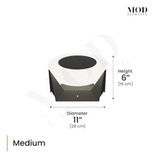 MOD LIGHTING Skye Solar Post Lights, Warm White, Medium