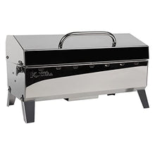 Camco 58131 Stow N' Go 160 Gas Grill with Thermometer and Igniter, White