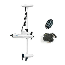 PARKHO HASWING Electric Trolling Motor 24V 80LB 60 Inch Shaft White w/ Remote Control + Foot Controller